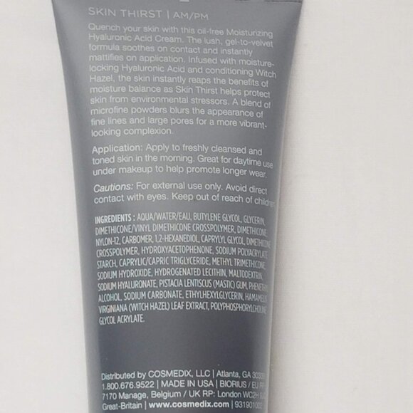 Cosmedix - Skin Thirst Moisturizing Hyaluronic Acid Cream - Picture 9 of 10